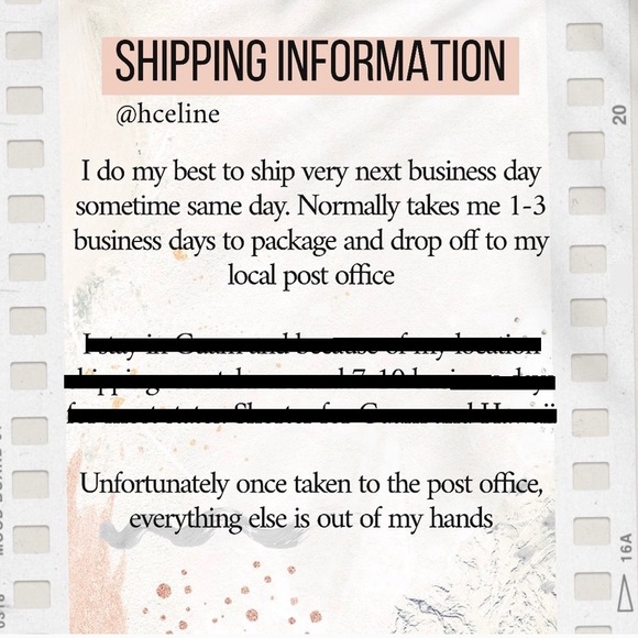 Closet Rules & Shipping Info!! - Picture 3 of 3